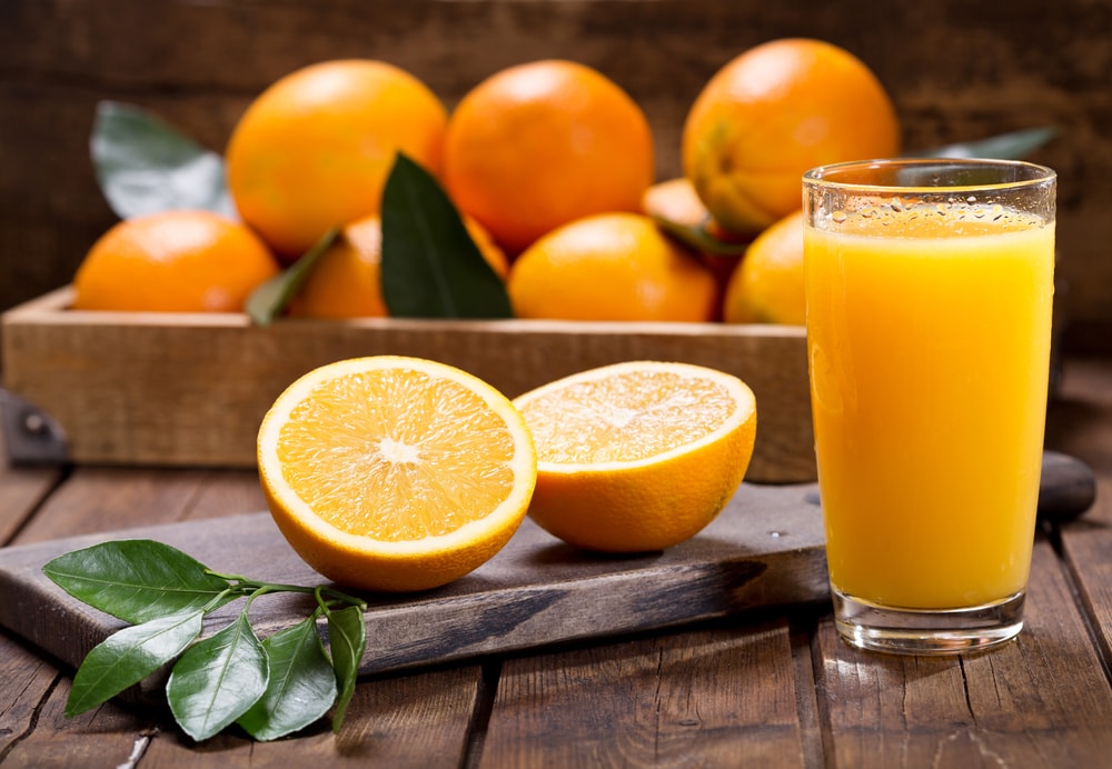 bienfaits du jus d'orange