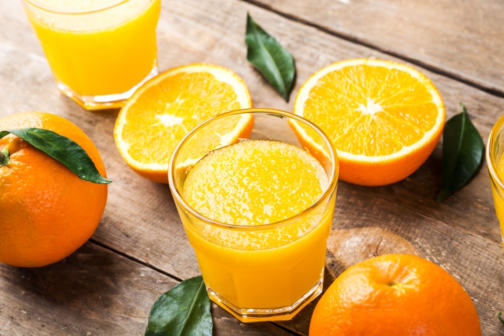 bienfaits du jus d'orange