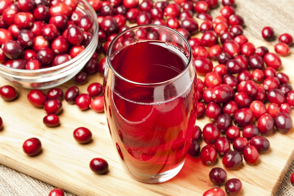 jus de cranberry